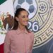 Buena vibra para la selección mexicana de futbol Sheinbaum