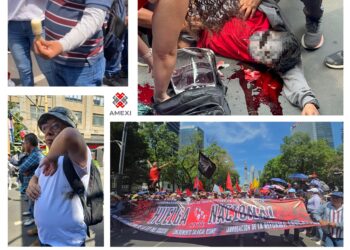CNTE inicia huelga nacional con represión en CDMX; dos maestros heridos y tensión por bloqueo al Zócalo y exigencias al gobierno.