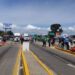 CNTE libera casetas de cobro en México-Puebla. AMEXI Foto RRSS