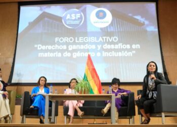 Panel de mujeres en el Foro Legislativo sobre derechos ganados y desafíos en materia de género e inclusión, organizado por la ASF y la Cámara de Diputados.