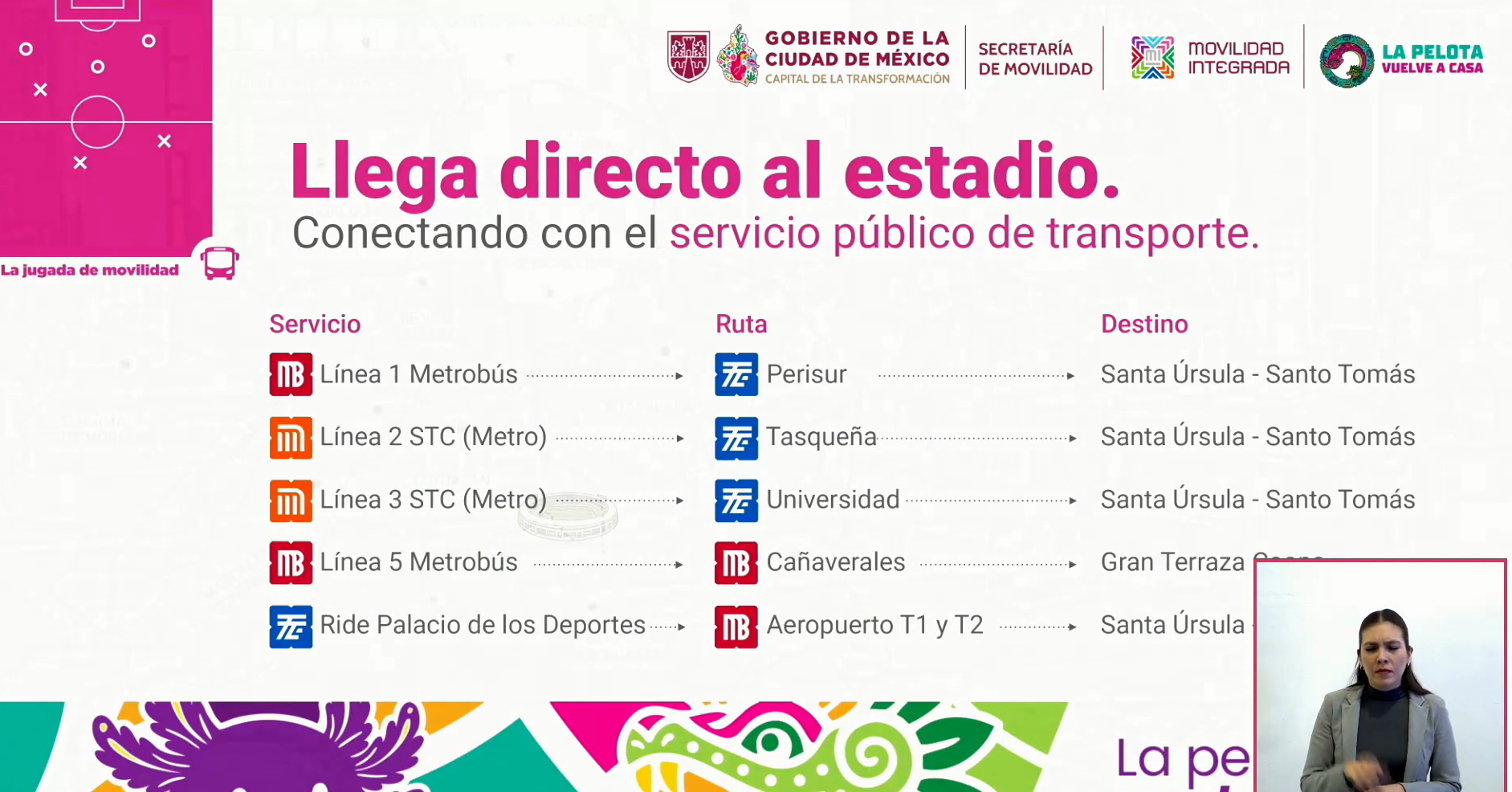 Transporte público será la columna vertebral del plan de movilidad