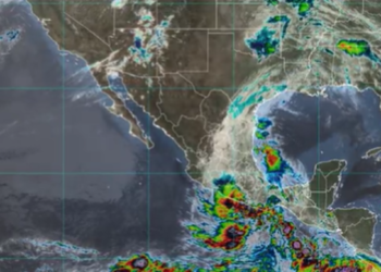 Alerta por efectos de la depresión tropical Dos-E en costas del Pacífico mexicano