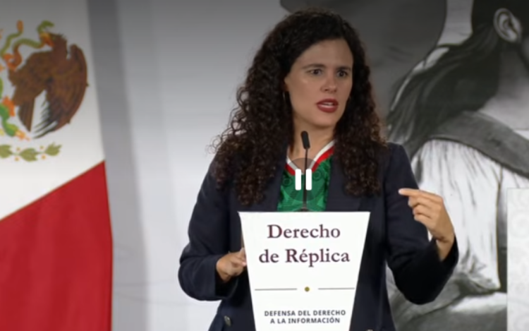 Luisa María Alcalde denuncia red de desinformación en contra del gobierno federal