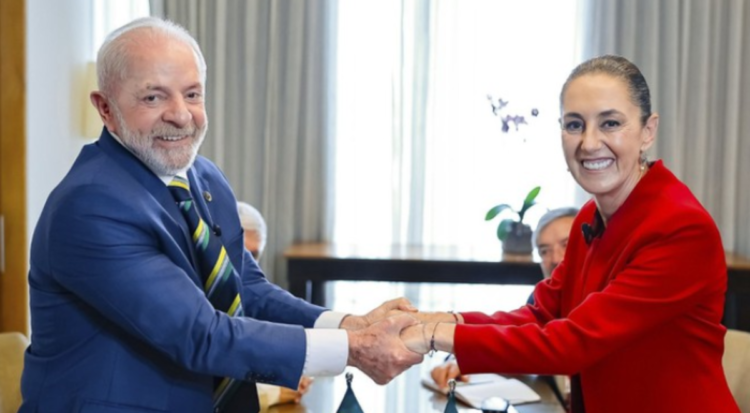 Sheinbaum y Lula Da Silva revisan la agenda bilateral