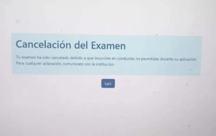 Exámenes de ingreso suspendidos por la UNAM.