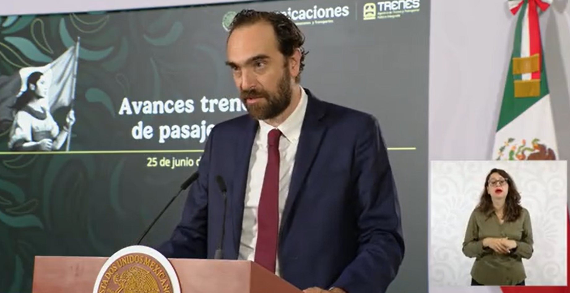titular de la Agencia Reguladora del Transporte Ferroviario (ARTF), Andrés Lajous Loaeza