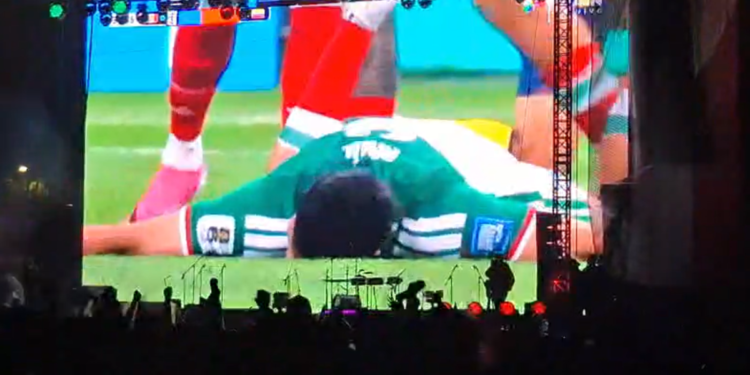 La fiesta mundialista de los mexicanos en imágenes