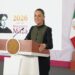 Vigencia de T-MC 16 años Claudia Sheinbaum, conferencia del 30 de junio de 2026. AMEXI Foto Captura de video