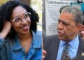 Darializa Ávila Chevalier y Adriano Espaillat. AMEXI Foto Especial