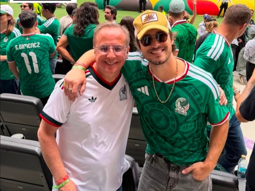Diego Boneta en la inauguración del Mundial 2026. | AMEXI/FOTO: IG 