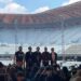 Integrantes de Enjambre durante una conferencia de prensa en la que celebran el sold out de su concierto en el Estadio GNP Seguros y anuncian una segunda presentación para agosto de 2026.