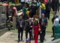 Salma Hayek aparece en la ceremonia inaugural del Mundial 2026 en el Estadio Ciudad de México mientras da la bienvenida a los aficionados y celebra el inicio del torneo.