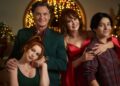 Imagen promocional del maratón Amor en Navidad de LIFETIME, con escenas de películas románticas ambientadas en la Navidad y protagonizadas por actores latinos como Gaby Spanic, Carlos Ponce y Cristian de la Fuente.