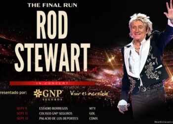 Rod Stewart durante una presentación en vivo como parte de la gira The Final Run, con la que dirá adiós.
