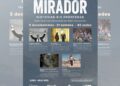 Asistentes observan la proyección de un documental durante la muestra Mirador, dedicada a historias sobre migración y derechos humanos.