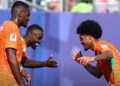 Nicolás Pepe celebra uno de sus dos goles durante el triunfo de Costa de Marfil por 2-0 ante Curazao en el Philadelphia Stadium, resultado que aseguró el pase de los africanos a la siguiente ronda del Mundial 2026.