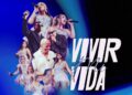 Integrantes de Corazón Serrano comparten el escenario con Sergio George y Gente de Zona durante la interpretación en vivo de Vivir Mi Vida ante miles de asistentes en el Estadio San Marcos de Lima.