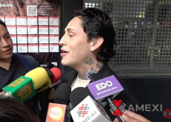 Kunno ofrece declaraciones a medios de comunicación sobre el uso de inteligencia artificial para crear imágenes falsas relacionadas con la vida privada de Ángela Aguilar y Christian Nodal.
