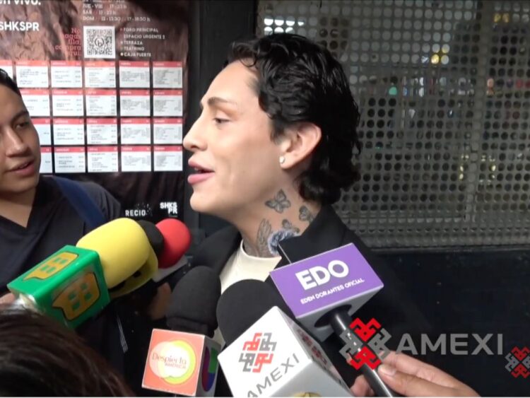 Kunno ofrece declaraciones a medios de comunicación sobre el uso de inteligencia artificial para crear imágenes falsas relacionadas con la vida privada de Ángela Aguilar y Christian Nodal.