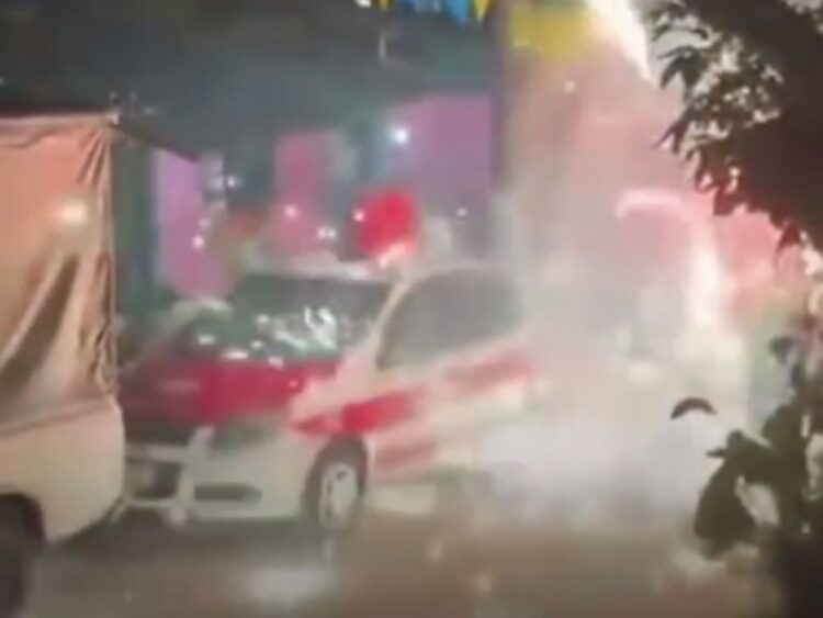 Explosión de un tanque de gas en la feria de Los Trapiches