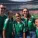 Jacky Bracamontes y su familia en la inauguración del Mundial 2026. | AMEXI/FOTO: IG