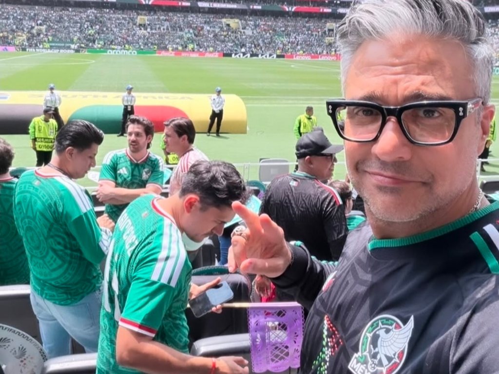 Jaime Camil en la inauguración del Mundial 2026. | AMEXI/FOTO: IG