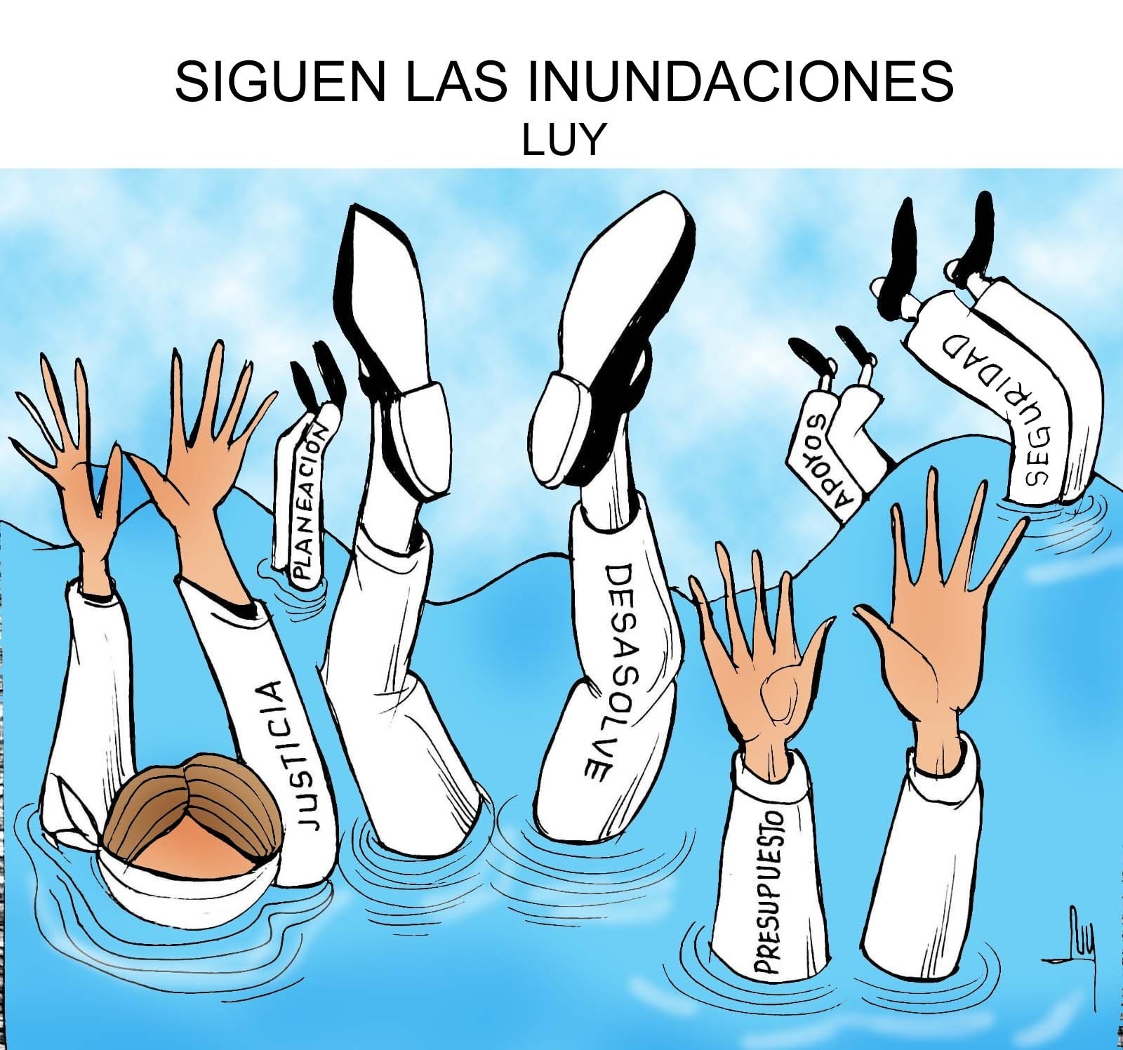 Siguen las inundaciones, LUY