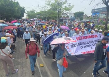 Cinco días consecutivos de protestas de la CNTE en Chiapas