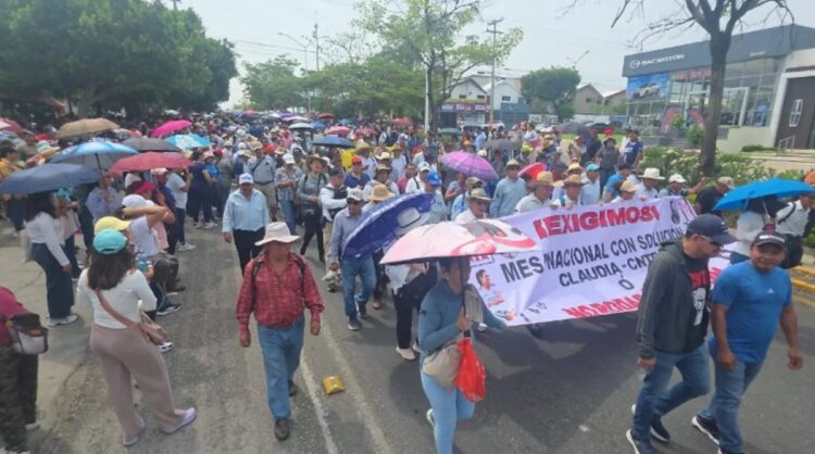 Cinco días consecutivos de protestas de la CNTE en Chiapas