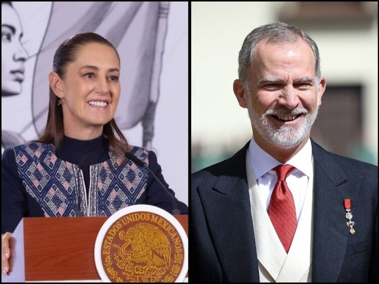 La presidenta Sheinbaum se reunirá con Felipe VI en Palacio Nacional