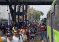 Línea 2 del Metro. Continua el servicio especial. AMEXI Foto RRSS