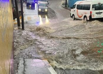 río Hondo Lluvias provocan caos en el Valle de México. AMEXI Foto RRSS