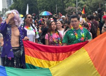 Marcha del Orgullo. Kenía Cuevas. AMEXI Foto Victor Godínez