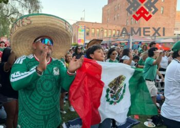 Fiesta en Los Ángeles por el Triunfo de México ante Chequia