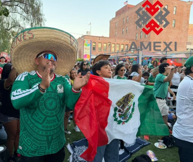 Fiesta en Los Ángeles por el Triunfo de México ante Chequia