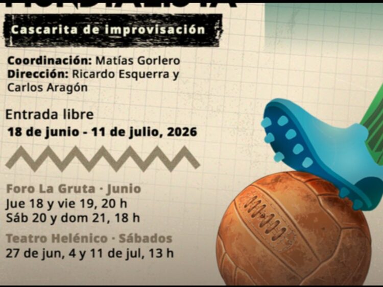 El Helénico presenta “La reta mundialista”, un torneo de improvisación teatral gratuito inspirado en el Mundial 2026. | AMEXI/FOTO: cultura.gob.mx