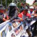 Operativo policiaco detiene en Tlalpan la marcha de colectivos de madres buscadoras y familiares de desaparecidos. AMEXI