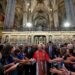 El Papa León XIV visita la Catedral de Barcelona