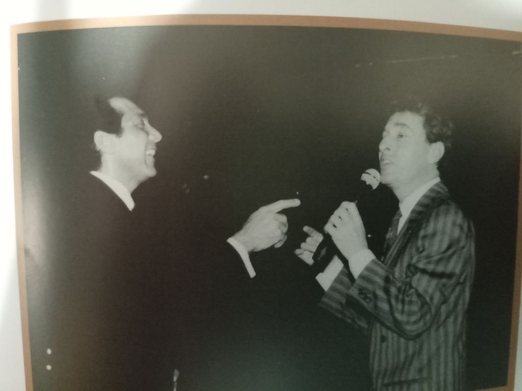 Paul Anka y César. Libro Lo mío fue un sueño