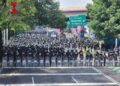 Miles de elementos de la Secretaría de Seguridad Ciudana, resguadaron el Estadio Banorte, en donde se realizó el acto inaugural de la Copa Mundial FIFA 2026, este 11 de junio