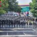 Miles de elementos de la Secretaría de Seguridad Ciudana, resguadaron el Estadio Banorte, en donde se realizó el acto inaugural de la Copa Mundial FIFA 2026, este 11 de junio