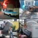 Policías y vecinos de Neza brindan apoyo a familia por incendio