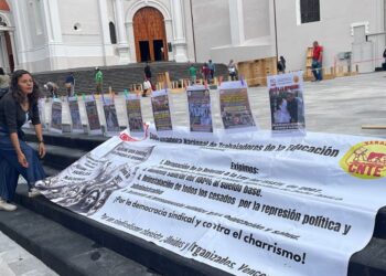 Se suma Xalapa a protestas de la CNTE en el país, a unas horas de la inauguración del Mundial