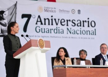 Sheinbaum: séptimo aniversario de la Guardia Nacional