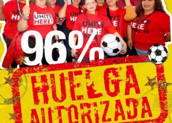A días del Mundial, trabajadores del SoFi Stadium de Los Ángeles votan por la huelga