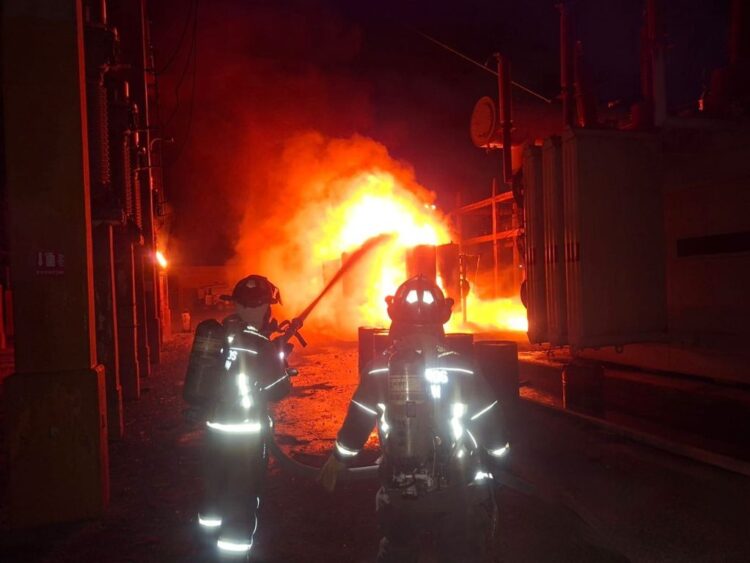 Sofocan incendio en subestación eléctrica de Cancún