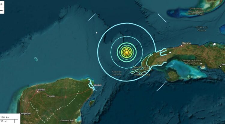 Sismo de magnitud 6.4 frente a Cuba se percibe en Yucatán; descartan afectaciones