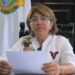 La alcaldesa de Veracruz, Rosa María Hernández Espejo advierte que no tiene miedo de las amenazas de la concesionaria del sistema de agua