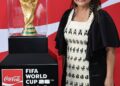 Brugada encabezó la ceremonia de bienvenida al Trofeo Original de la Copa Mundial d. Cierra gira internacional en la Utopía Mixiuhca.