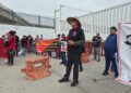 Integrantes de la CNTE bloquearon los accesos vehiculares de la garita de El Chaparral, principal pasao entrre Baja California y San Diego